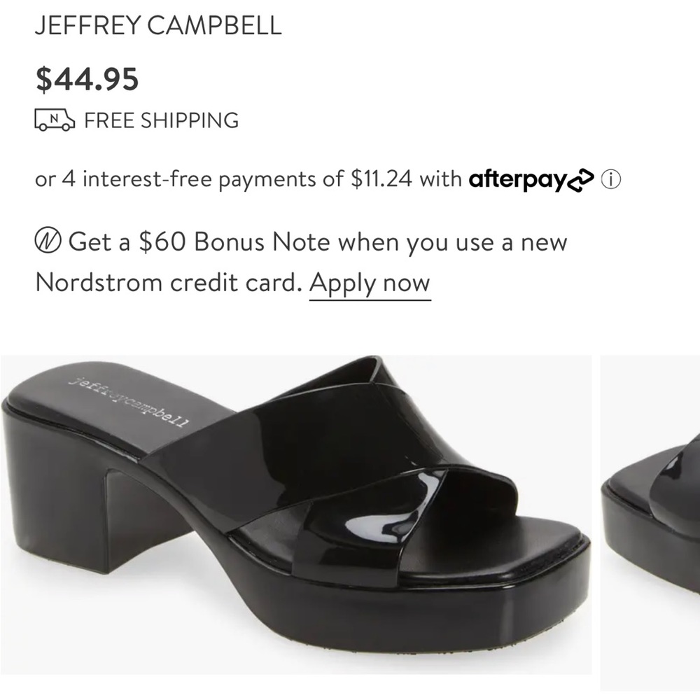 Jeffrey Campbell bubblegum sandal